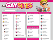 Tablet Screenshot of mygaysites.com